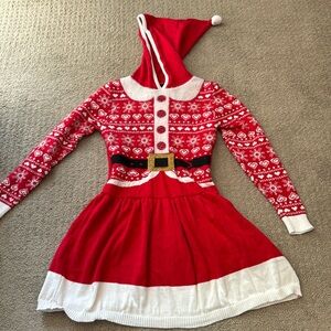 Sweater Santa dress